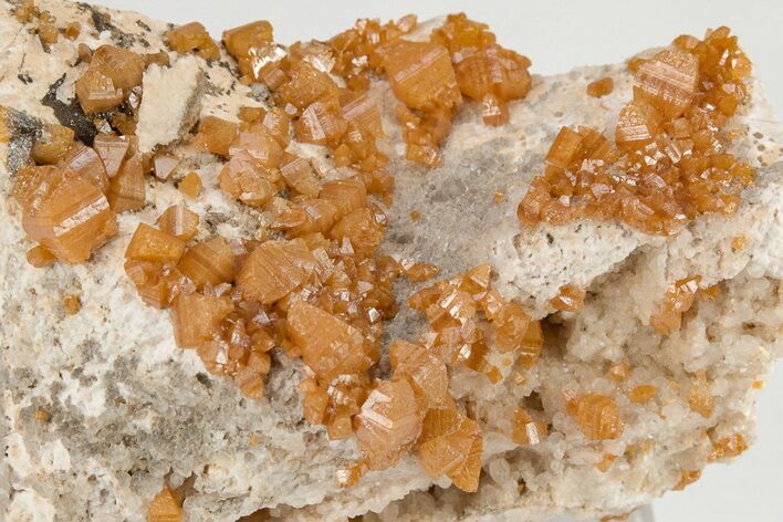 Gemmy, Wulfenite & Calcite Association - Slovenia #208086